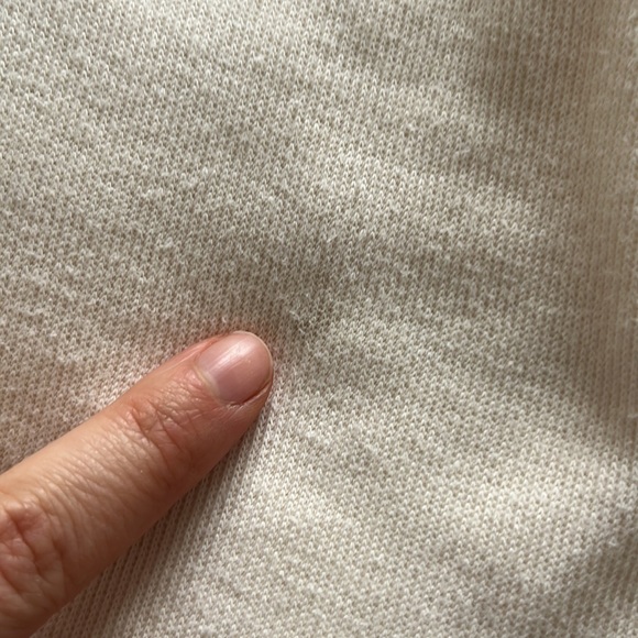 Cotton henley men’s loungewear cream - Picture 6 of 6